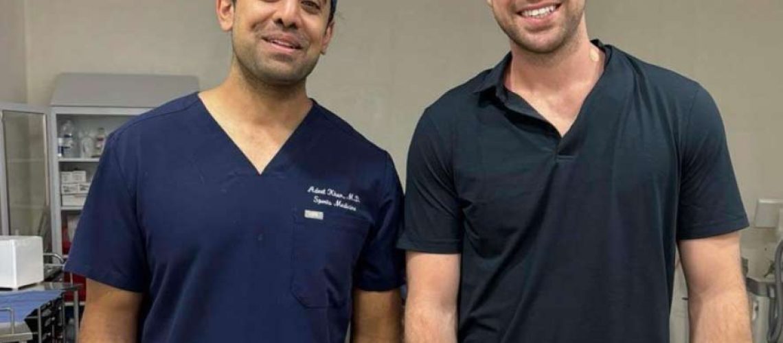 Marc-Olivier Vinet received treatment from Dr. Khan in March of 2024 in Eterna Health's Los Cabos clinic.